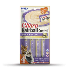 Inaba Cat Churu Hairball Control Tuna Cat Treat