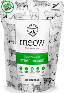 Meow Freeze Dried Green Lipped Mussel Cat Treats