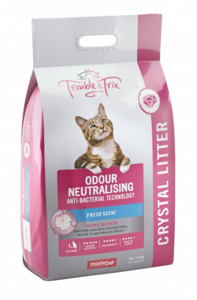 Cat Litter: Trouble & Trix Odour Neutralising Anti-Bacterial Crystal Litter
