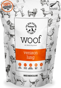 Woof Venison Lung Treats