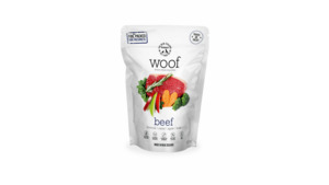 Woof Dog Treats: Woof Beef Freeze Dried Dog Bites 50g