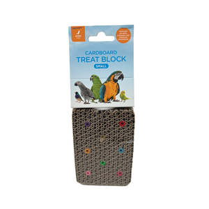 Bird Toys: Avian Care Naturals Bird Toy Cardboard Treat Block
