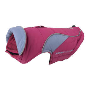 Huskimo Dog Coat Sherpa Raspberry