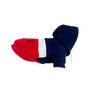 Huskimo Dog Coats: Huskimo Dog Coat Mt Baw Baw Hoodie Navy Red