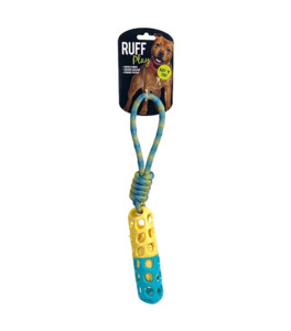 Ruff Play Rubber Tug With Squeaker
