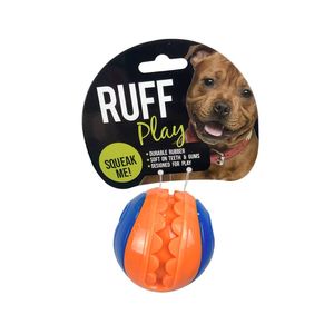 Ruff Play Toys: Ruff Play Squeaky Teeth Dog Ball
