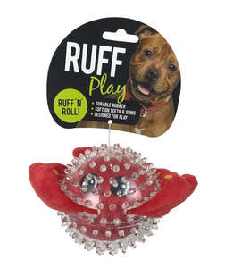 Ruff Play Plush Stingray Dog Toy