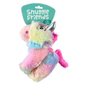 Snuggle Friends: Snuggle Friends Rainbow Unicorn With Rope Dog Toy