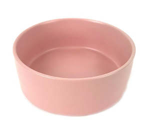 Cattitude Ceramic Cat Bowl Zen Pink