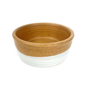 Ceramic Pet Bowls: Cattitude Ceramic Cat Bowl Ribbed Lick Me