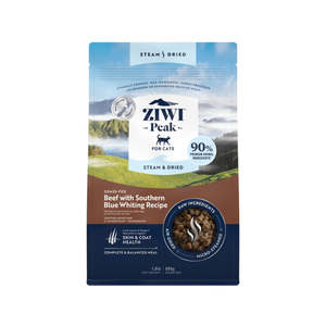 Ziwi Peak Cat Food: ZIWI Beef Steam & Dried Cat Food