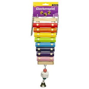 Avi One Bird Toys: Pet One Chicken Toy Glockenspiel Bird Toy