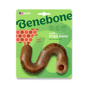 Benebone Dog Toys: Benebone Tripe Beef Bone Dog Toy