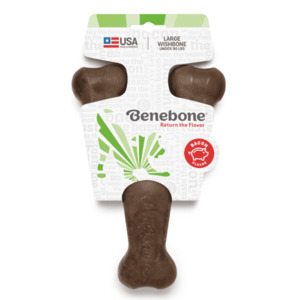 Benebone Wishbone Bacon Dog Toy