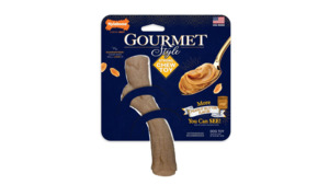 Nylabone Gourmet Style Strong Stick Peanut Butter Dog Toy