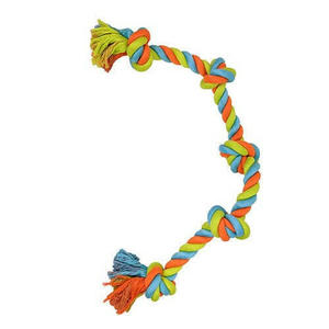Knots Of Fun Rope Dog Toys: Knots of Fun Rope Bone 5 Knot Dog Toy