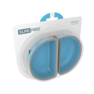 Surefeed Microchip Feeders: SureFeed Half Bowl Pack of Two