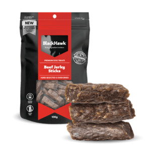 Black Hawk Dog Treats: Black Hawk Dog Beef Sticks 100G