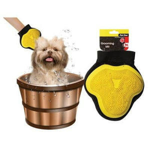 Pet One Grooming Mit Medium Yellow