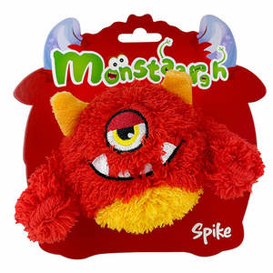 Monstaaargh Red Spike Dog Toy