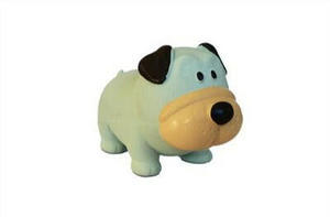 Multipet Dog Toys: Latex Squeaky Grunter Bulldog 11cm