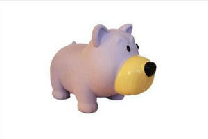 Multipet Dog Toys: Latex Squeaky Grunter Corgi 11cm