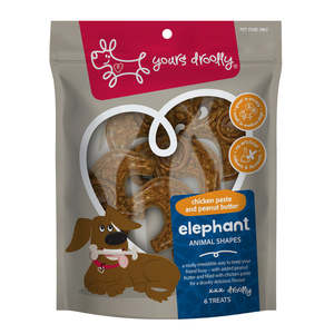 Yours Droolly Elephant With Chicken Paste Dog Treats