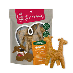 Best Selling: Yours Droolly Giraffes With Chicken Paste Dog Treat
