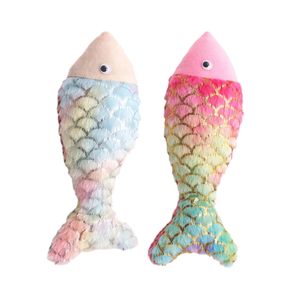 Best Selling: Plush Rainbow Fish Kicker Cat Toy