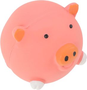 Dog Toys: Squeaky Latex Pig Dog Toy
