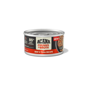 Acana Chunks In Broth Beef And Tuna Cat Wet Food