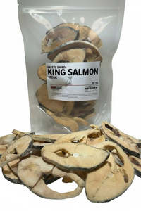 Freeze Dried King Salmon Fillet Dog Treat