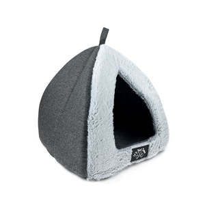Best Selling: It's Bed Time Cat Igloo Light Grey Plush
