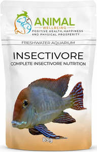 Animal Wellbeing Insectivore Complete Fish Food