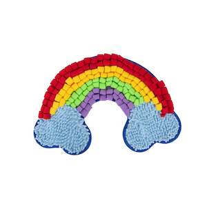 Dog Toys: INDIE & SCOUT RAINBOW SNUFFLE MAT