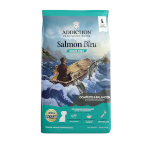 Dog Food: ADDICTION PUPPY KIBBLE SALMON 9.0kg