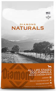 Dog Food: DIAMOND NATURALS DOG CHICK&RICE 2KG