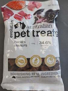 Treats: CHICKEN TRAINUPS 150GM