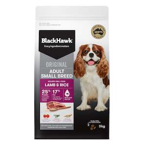 BLACK HAWK SMALL BREED LAMB & RICE 3kg