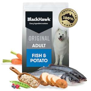 BLACK HAWK ADULT DOG - FISH & POTATO 3kg