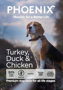 Phoenix Dog Food: PHOENIX TURKEY, DUCK & CHICKEN 13KG