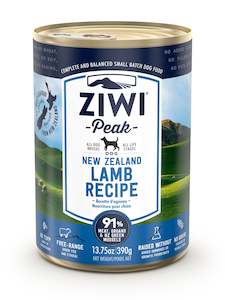 Ziwi Peak Dog Food: ZIWI PEAK CANNED LAMB DOG FOOD 390GM