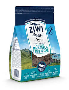 Ziwi Peak Dog Food: ZIWI PEAK AIR-DRIED MACKEREL & LAMB DOG FOOD 1kg