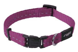 Collars And Leads: NITELIFE COLLAR PINK SMALL