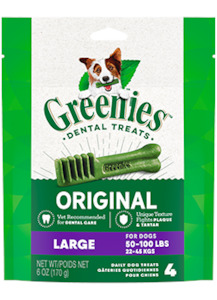 Dental: GREENIES DENTAL CHEWS LARGE 170gm