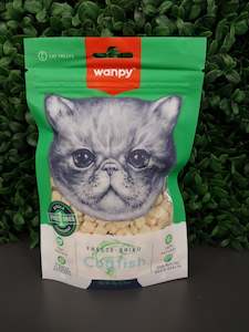 Cat Treats: WANPY FREEZE DRIED CODFISH CAT TREAT 20GM