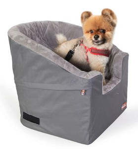 Travel: K&H BUCKET BOOSTER SEAT-GREY-SMALL 50x36