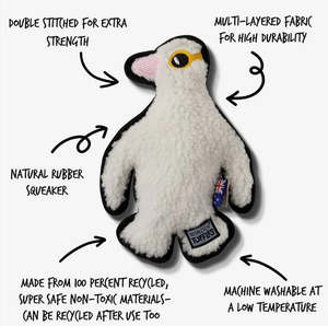 Dog Toys: RESPLOOT TUFFLES PENGUIN 26CM