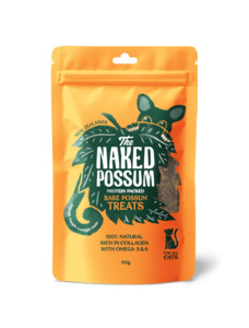 THE NAKED POSSUM CAT TREATS 60G