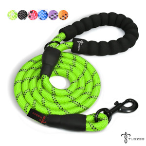 TUGZEE Dog Leash with Comfortable Padded Handle Reflective - Strong & Durable fo&hellip;